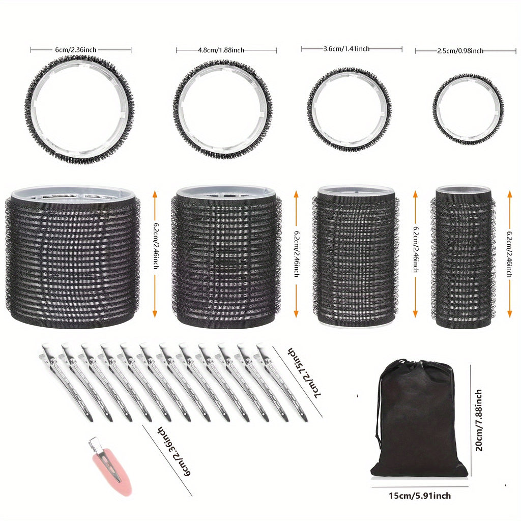 A 49pcs Curling Iron And Hair Clip Set, Suitable for Managing Various Styles Without Damaging The Hair
