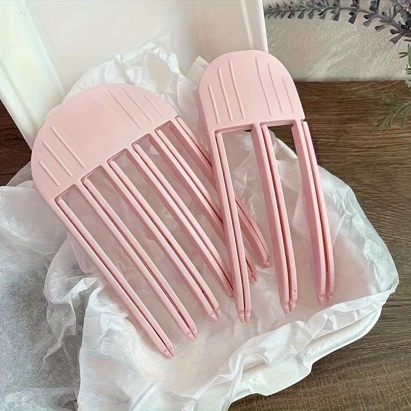 Fluffy Hair Root High Skull Top Wind Plastic Comb Hair Clip Forehead Bangs Styling Artifact Lazy Person Traceless Hair Clip