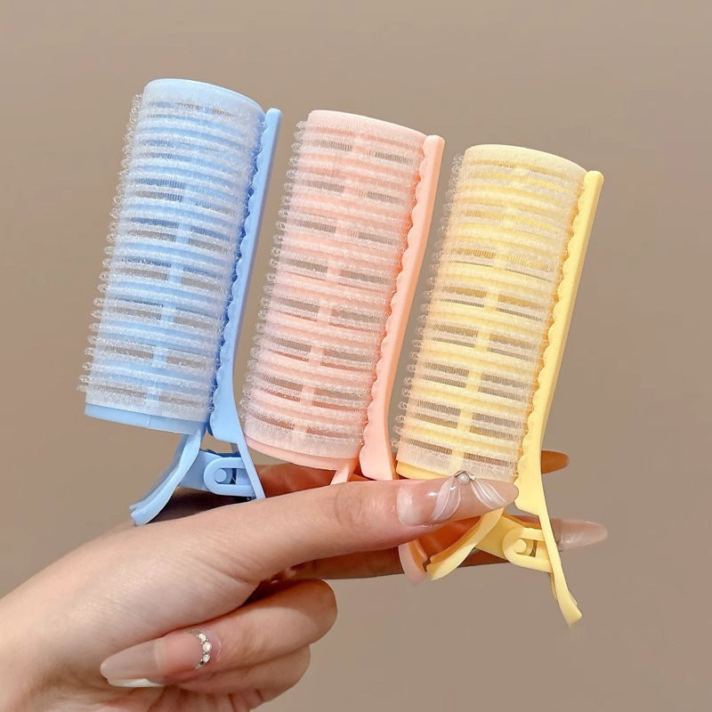Heatless Curling Iron Set with Self-Adhesive Hooks - DIY Volumizing Styling Tool for All Hair Types, 3pcs Mixed Color Set/4pcs Dual Color Set